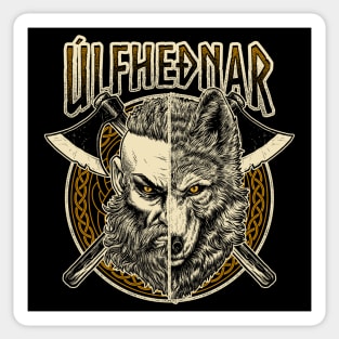 Viking Wolf Warrior Ulfhednar Norse Pagan Sticker